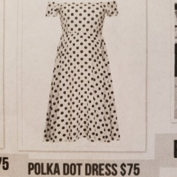 Cute Polka Dot Dress NWOT - Picture 2 of 4